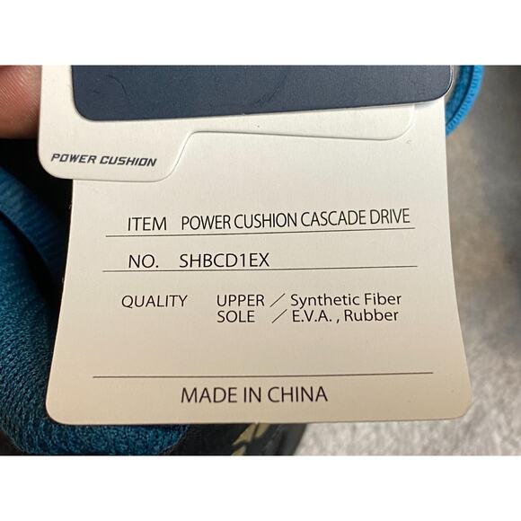 Yonex Cascade Drive Shoes Mens 7 Womens 8.5 Teal Athletic Badminton Y2K Retro - Picture 9 of 10